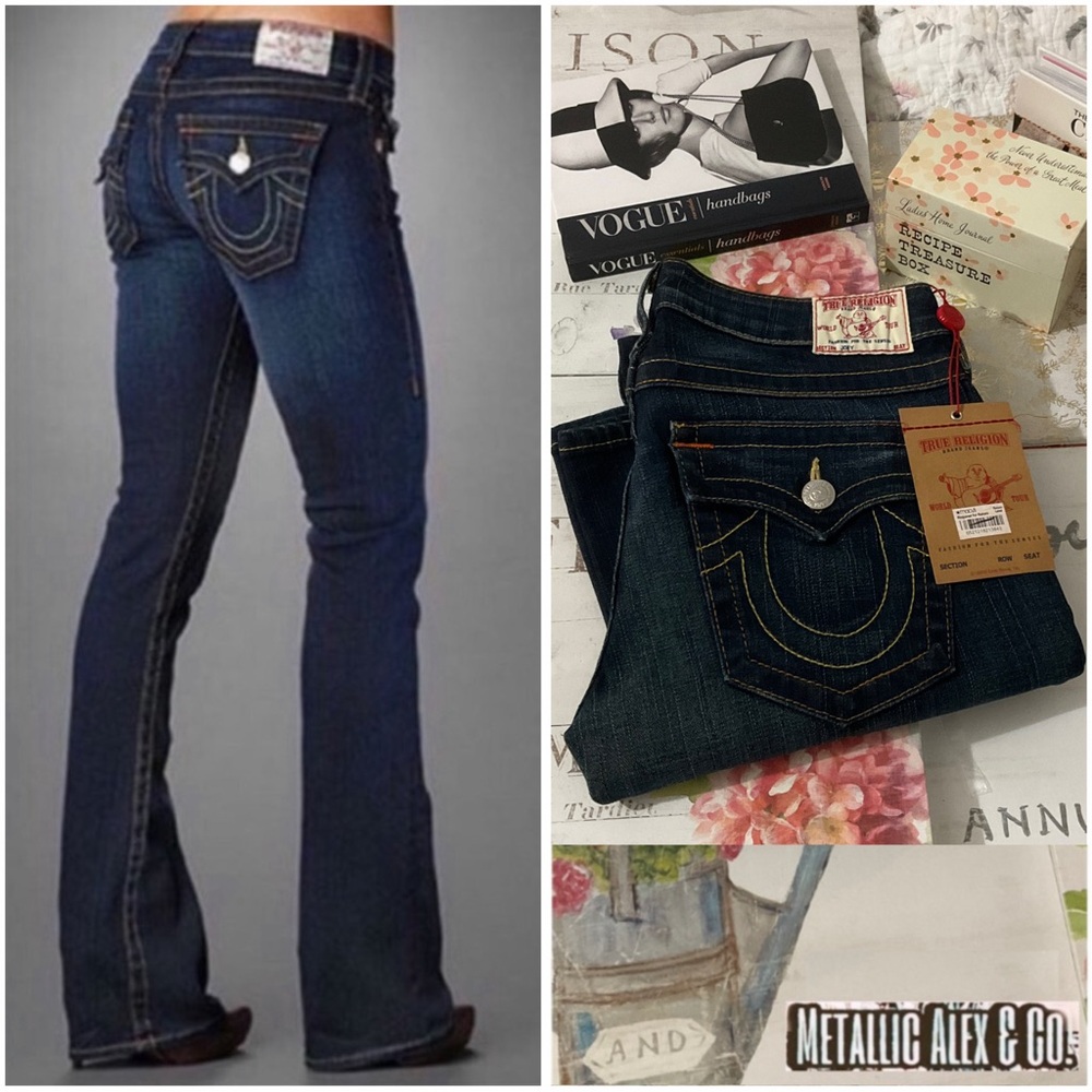 ASO NWT✨VINTAGE True Religion Joey Stretch Jeans USA🇺🇸 ‘Lonestar’ Size 30 RARE